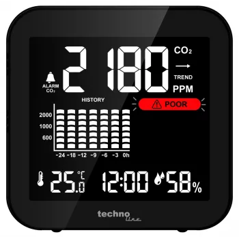 Technoline WL1025 monitor CO2 con temperatura e umidità