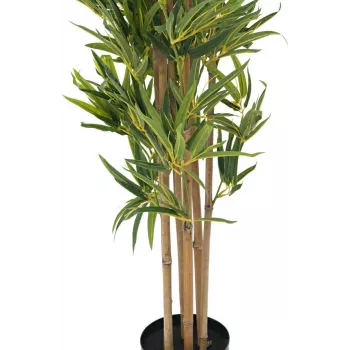 EUROPALMS Bambus deluxe, pianta artificiale, 180 cm (82509167) - pianta di bambù artificiale