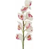 EUROPALMS ramo di Cymbidium, artificiale, bianco-rosa, 90 cm 82530312