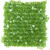 EUROPALMS stuoia di bosso artificiale, verde-bianco, 25x25 cm 82600089