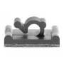 HellermannTyton MAGRA3 Morsetto magnetico per cavi PA66 NdFeB nero 50 pezzi 151-04466
