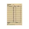 BÜRK MOBATILE Cartellino per timbratura per orologio rilevamento presenze ZS 5200, 100 cartellini, stampa verde su cartoncino bianco, 189 x 86 mm B01830040500
