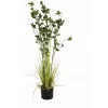 EUROPALMS Cespuglio sempreverde con erba pianta artificiale, 120 cm 82600183