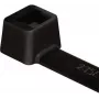 HellermannTyton T18R-HS-BK-C1 Fascetta nera termostabilizzata 100 x 2,5 mm, confezione da 100 111-01950