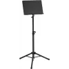 Dimavery OP-1 leggio per orchestra, nero, regolabile in altezza 60-125 cm, acciaio