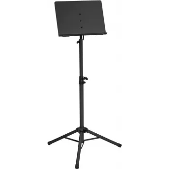 Dimavery OP-1 leggio per orchestra, nero, regolabile in altezza 60-125 cm, acciaio