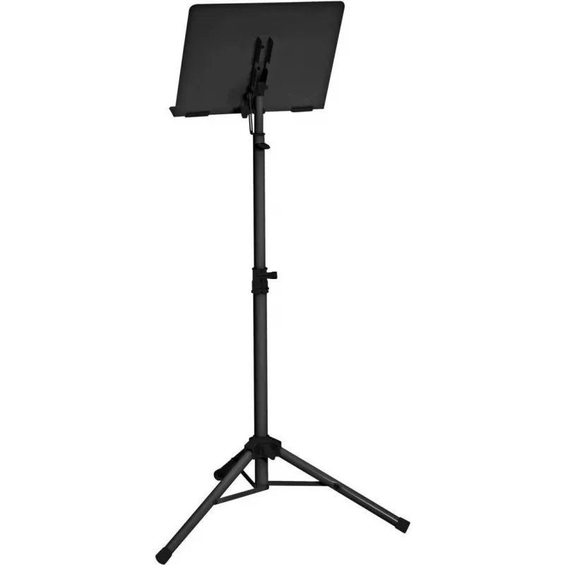 Dimavery OP-1 leggio per orchestra, nero, regolabile in altezza 60-125 cm, acciaio