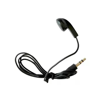 MIDLAND Albrecht 29978 auricolare in-ear monouso con jack 3,5 mm, mono, nero, compatibile con ATR400/Tourist Guide
