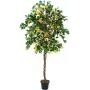 EUROPALMS pianta artificiale Bougainvillea, gialla, 180 cm 82507081