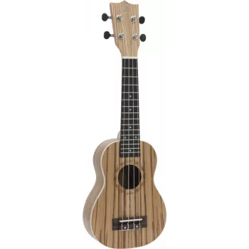 DIMAVERY UK-400 ukulele soprano in legno zebra 26255831