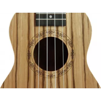 DIMAVERY UK-400 ukulele soprano in legno zebra 26255831