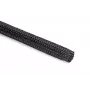 HellermannTyton HEGP12-PET-BK guaina di protezione per cavi intrecciata, poliestere, nera, 8-17 mm, 100 m 170-11200