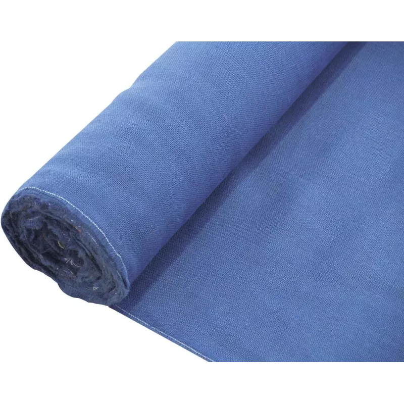 EUROPALMS tessuto decorativo, iuta, blu, 130cm (83312114)