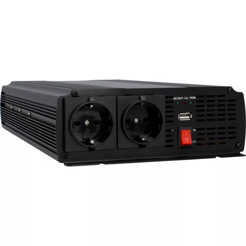 AEG inverter 1500 W da 12 V DC a 230 V AC con telecomando (10058)