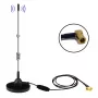 Midland Albrecht MAG31 antenna magnetica DAB+ con amplificatore, banda III, cavo 3 m, connettore SMB 62336