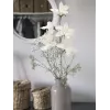 EUROPALMS ramo di clematide (EVA), artificiale, bianco (82531065)