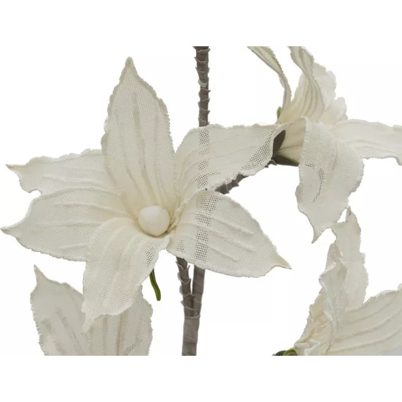 EUROPALMS ramo di clematide (EVA), artificiale, bianco (82531065)