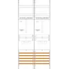 F-Tronic Z21B quadro contatori a 2 campi, altezza 1050 mm, 2-3 HZ, compatibile eHZ, sbarra collettrice a 5 poli, 63A 7141303