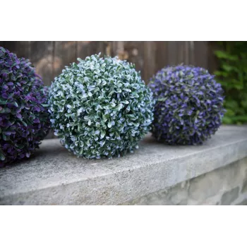 EUROPALMS sfera d'erba artificiale, blu, 22 cm 82606975