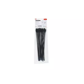 HellermannTyton SOFTFIX® fascetta riutilizzabile 260 x 7 mm, nera, confezione da 12 115-07270