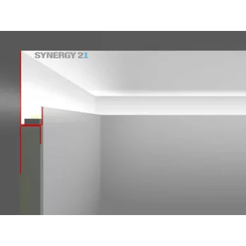 SYNERGY21 profilo LED 200cm lamiera zincata tipo B40 S21-LED-PR00140