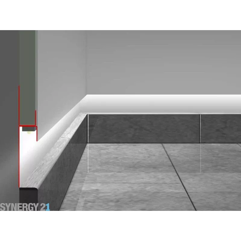SYNERGY21 profilo LED 200cm lamiera zincata tipo B40 S21-LED-PR00140
