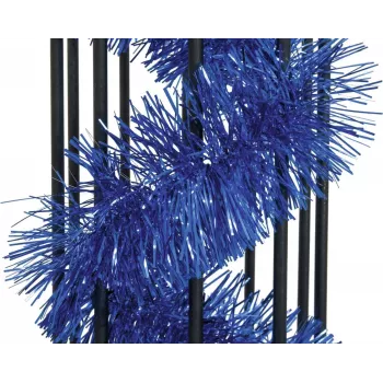 EUROPALMS ghirlanda metallizzata, blu, 12,5 x 270 cm 8350054D
