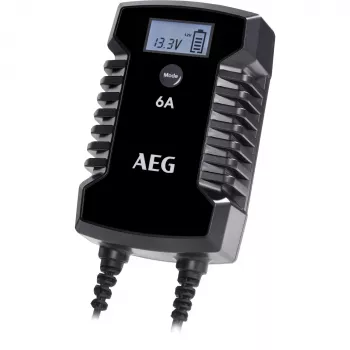 AEG LD6 10617 caricabatterie per auto 6V/12V 3A/6A con display LCD