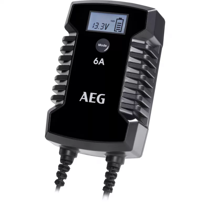 AEG LD6 10617 caricabatterie per auto 6V/12V 3A/6A con display LCD