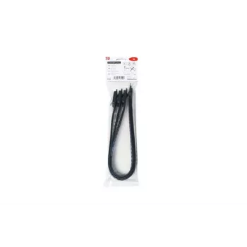 HellermannTyton SOFTFIX-XL fascetta riutilizzabile 580mm x 28mm nera confezione da 3 115-28590
