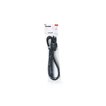 HellermannTyton SOFTFIX XXL fascetta riutilizzabile, TPU, nera, 300mm x 12mm, confezione da 3 115-28898