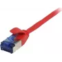 SYNERGY21 cavo patch slim CAT6A U/FTP RJ45, 0,5m, rosso, 500MHz, LSZH S217342V2