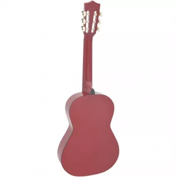 Dimavery AC-303 chitarra classica misura 1/2 rossa con gigbag, accordatore, plettri e tracolla per principianti