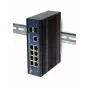 ALLNET ALL-SGI8010PDM switch industriale managed Layer2+ 10 porte Gigabit PoE, 7x PoE+ 2x SFP 1x PD, senza ventola IP40