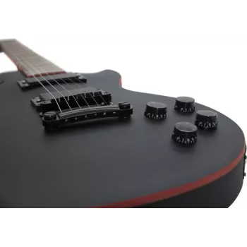 DIMAVERY LP-800 Chitarra elettrica, nero opaco 26219400