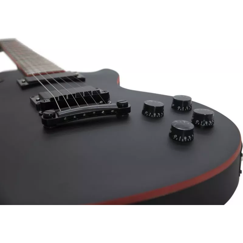 DIMAVERY LP-800 Chitarra elettrica, nero opaco 26219400