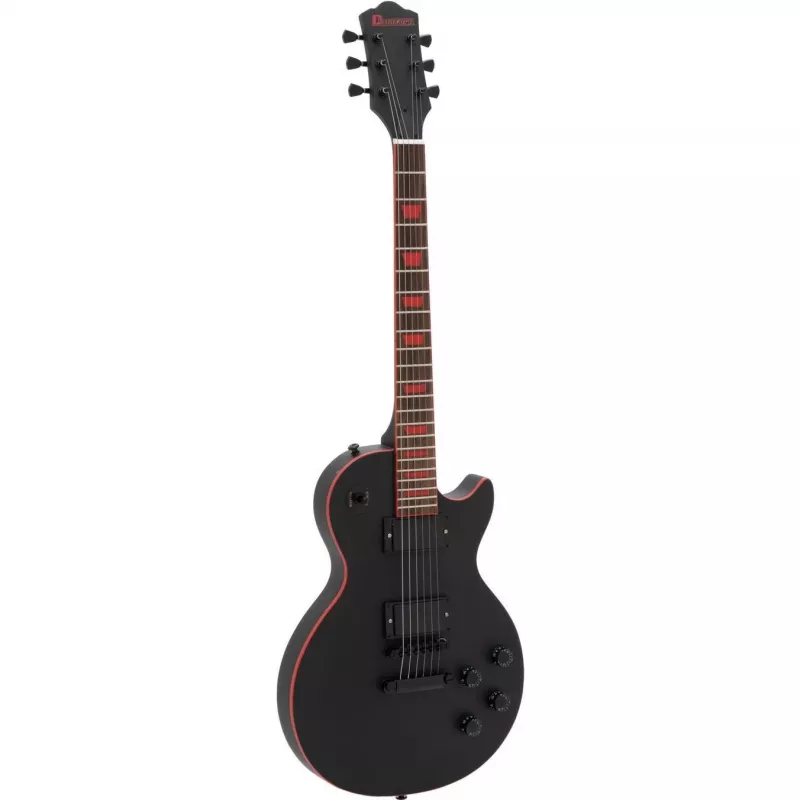 DIMAVERY LP-800 Chitarra elettrica, nero opaco 26219400