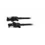 SYNERGY21 S218115 CAT6A S/FTP Cavo patch slim, RJ45, 2m, nero, 500MHz, LSZH, connettore rotante