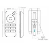 SYNERGY21 EOS 50 Telecomando RF per illuminazione LED CCT, 1 zona, 2,4 GHz, bianco S21-LED-004F-02400256