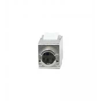 SYNERGY21 S216378V3 CAT8.1 Modulo keystone RJ45, slim-line corto, certificato GHMT, bianco