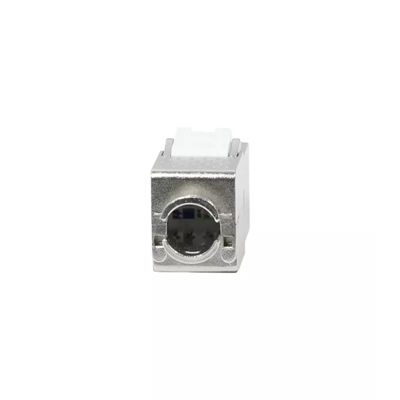 SYNERGY21 S216378V3 CAT8.1 Modulo keystone RJ45, slim-line corto, certificato GHMT, bianco