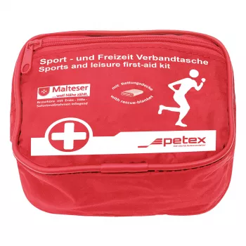 Petex 43930212 Borsa di primo soccorso con chiusura in velcro per bambini, adulti, macchine edili, tempo libero, 115 x 70 x 155 mm
