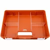 PETEX 43924035 Valigetta pronto soccorso DIN 13169, arancione, 350 x 140 x 240 mm