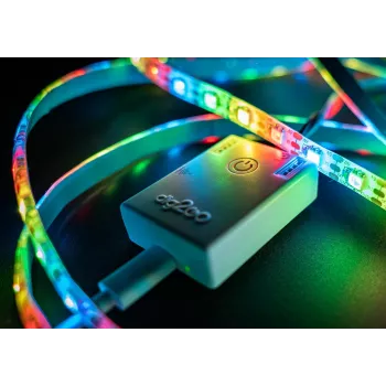 SYNERGY21 QuinLED dig2GO Bundle LED digitale portatile con striscia RGBW, controller di potenza e alimentatore S21-LED-JT230011