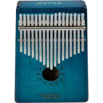 Dimavery KL-6 Kalimba, 17 tasti, Do maggiore, blu 26051620