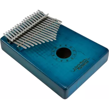 Dimavery KL-6 Kalimba, 17 tasti, Do maggiore, blu 26051620