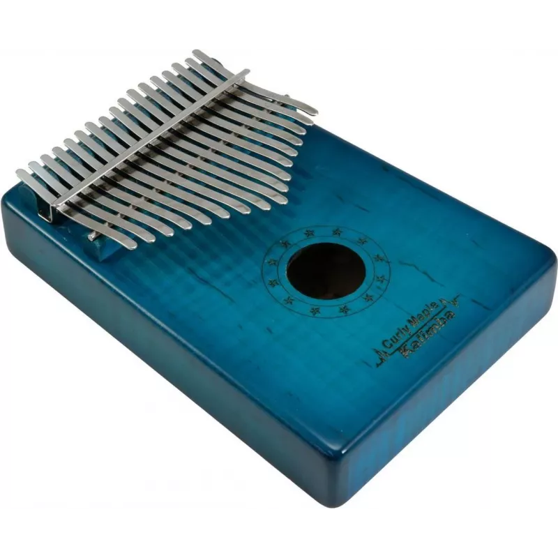 Dimavery KL-6 Kalimba, 17 tasti, Do maggiore, blu 26051620