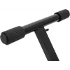 DIMAVERY SL-2EU Supporto per tastiera X-Style, regolabile in altezza, pieghevole, nero 26702069