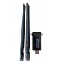 ALLNET Wireless AX 1800Mbit USB 3.0 Chiavetta WLAN Dongle ALL-WA1800AX-EXT con antenne esterne