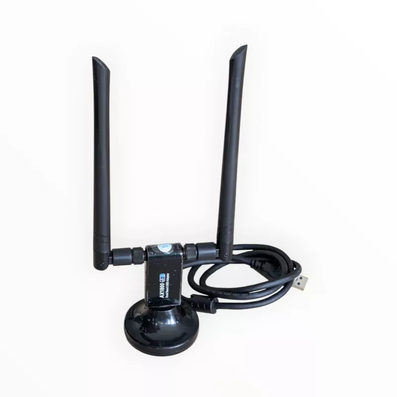 ALLNET Wireless AX 1800Mbit USB 3.0 Chiavetta WLAN Dongle ALL-WA1800AX-EXT con antenne esterne